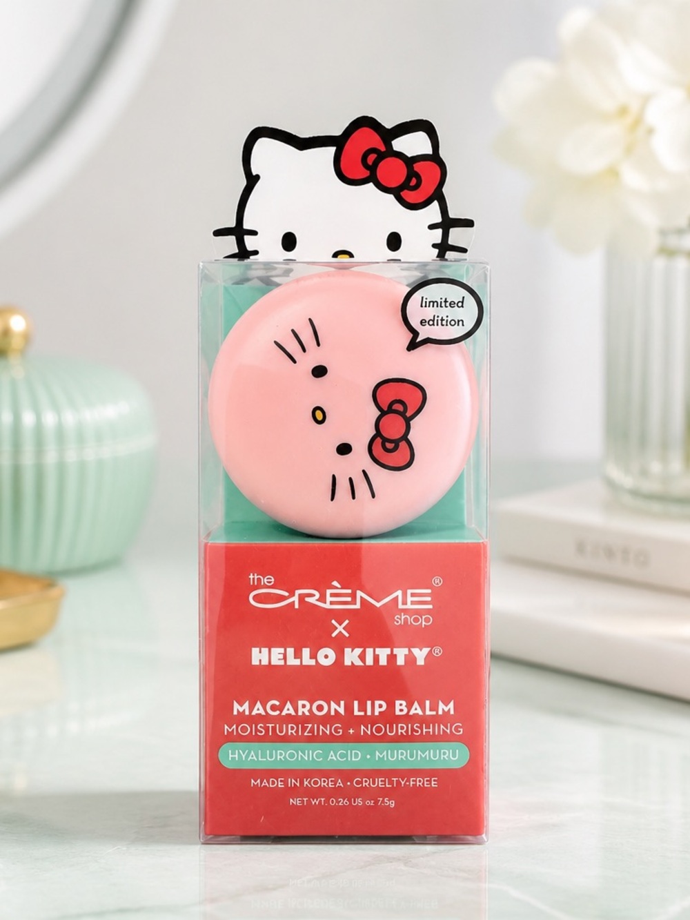 Hello Kitty x The Crème Shop Macaron Lip Balm Limited Edition